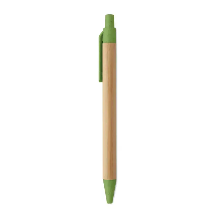 Push button ball pen in bamboo - MO2635 (MOCN#09)